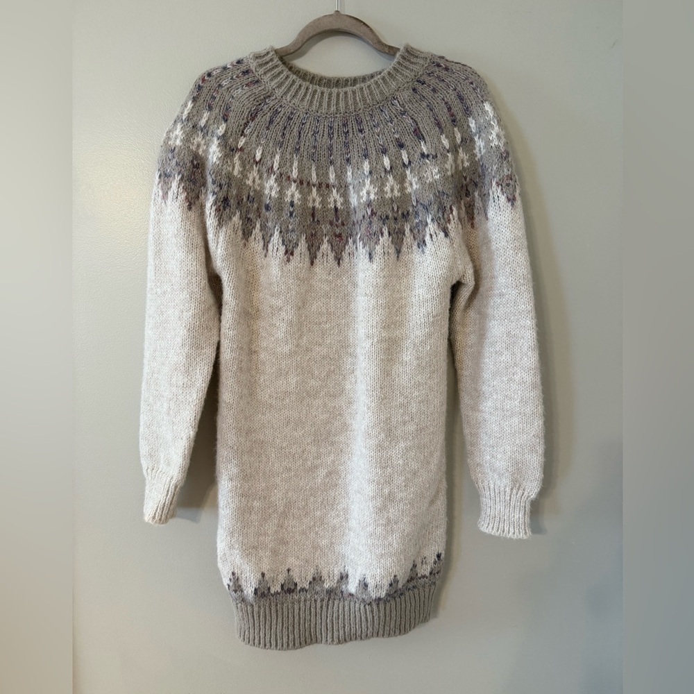 Heartloom Fair Isle Sweater Dress